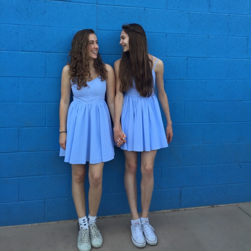 Pin striped dress